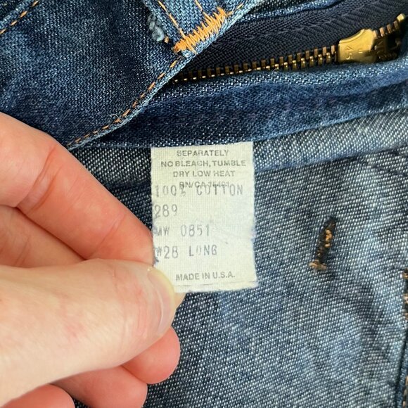 Original Vintage Madewell 70s Straight Leg Jeans - Picture 4 of 7